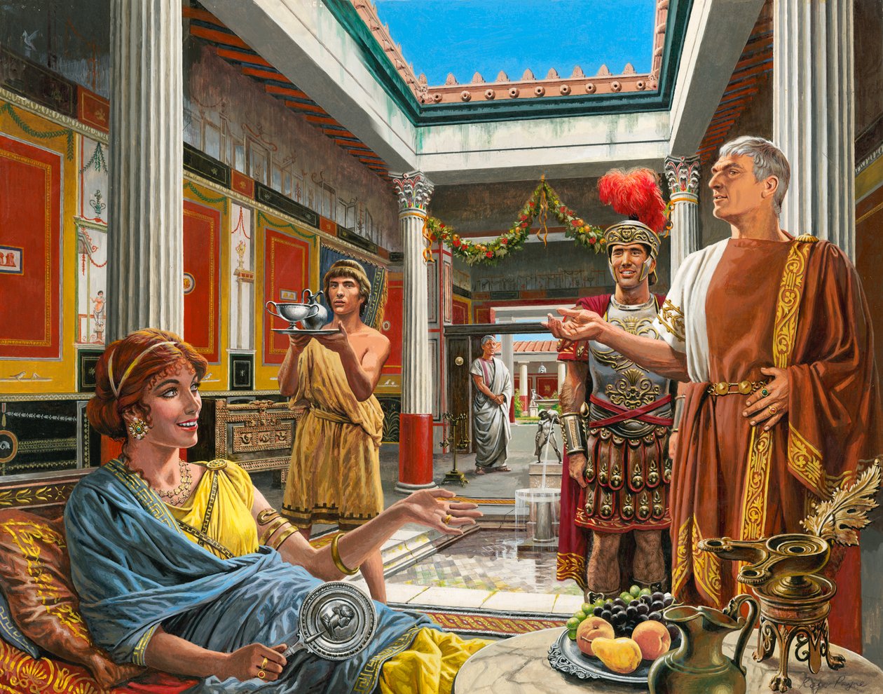 Leben in Pompeji von Roger Payne