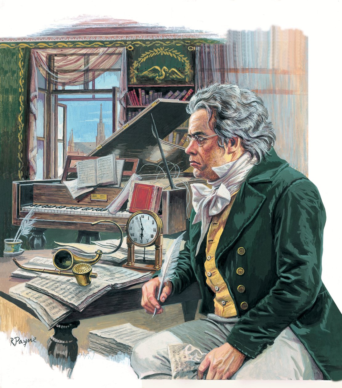 Ludwig van Beethoven (1770-1827) von Roger Payne