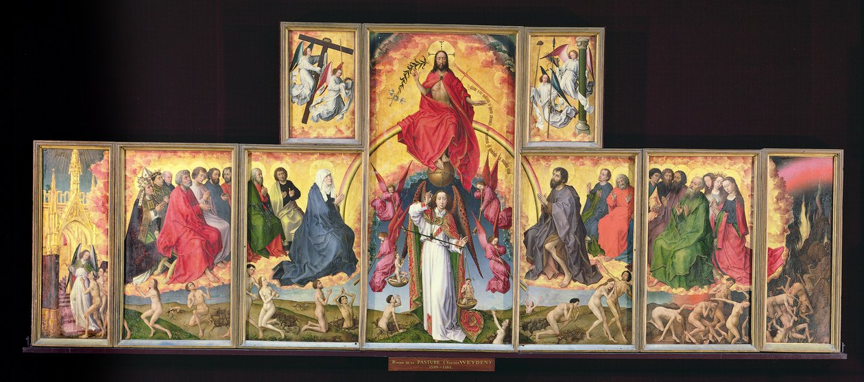 Das Jüngste Gericht, um 1445-50 von Rogier van der Weyden