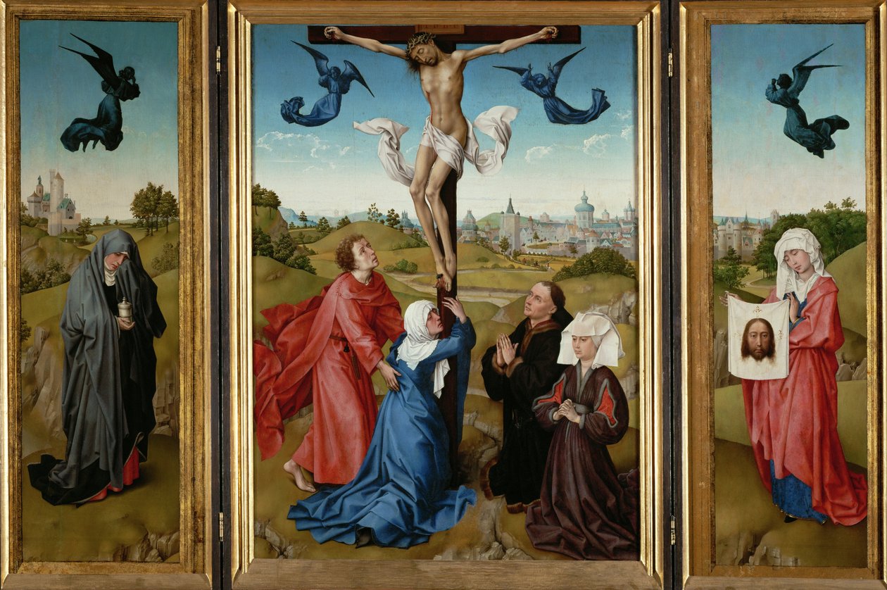 Triptychon - Die Kreuzigung von Rogier van der Weyden