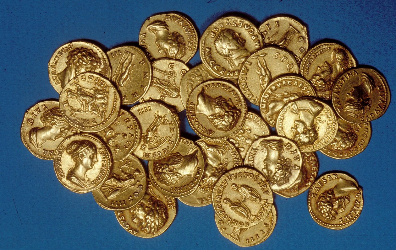 Ein Münzschatz (Gold) von Roman