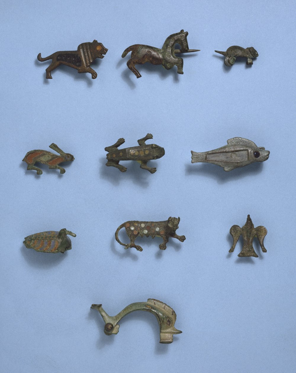 Tierförmige Broschen, römisch ca. 1. Jahrhundert n. Chr. von Roman