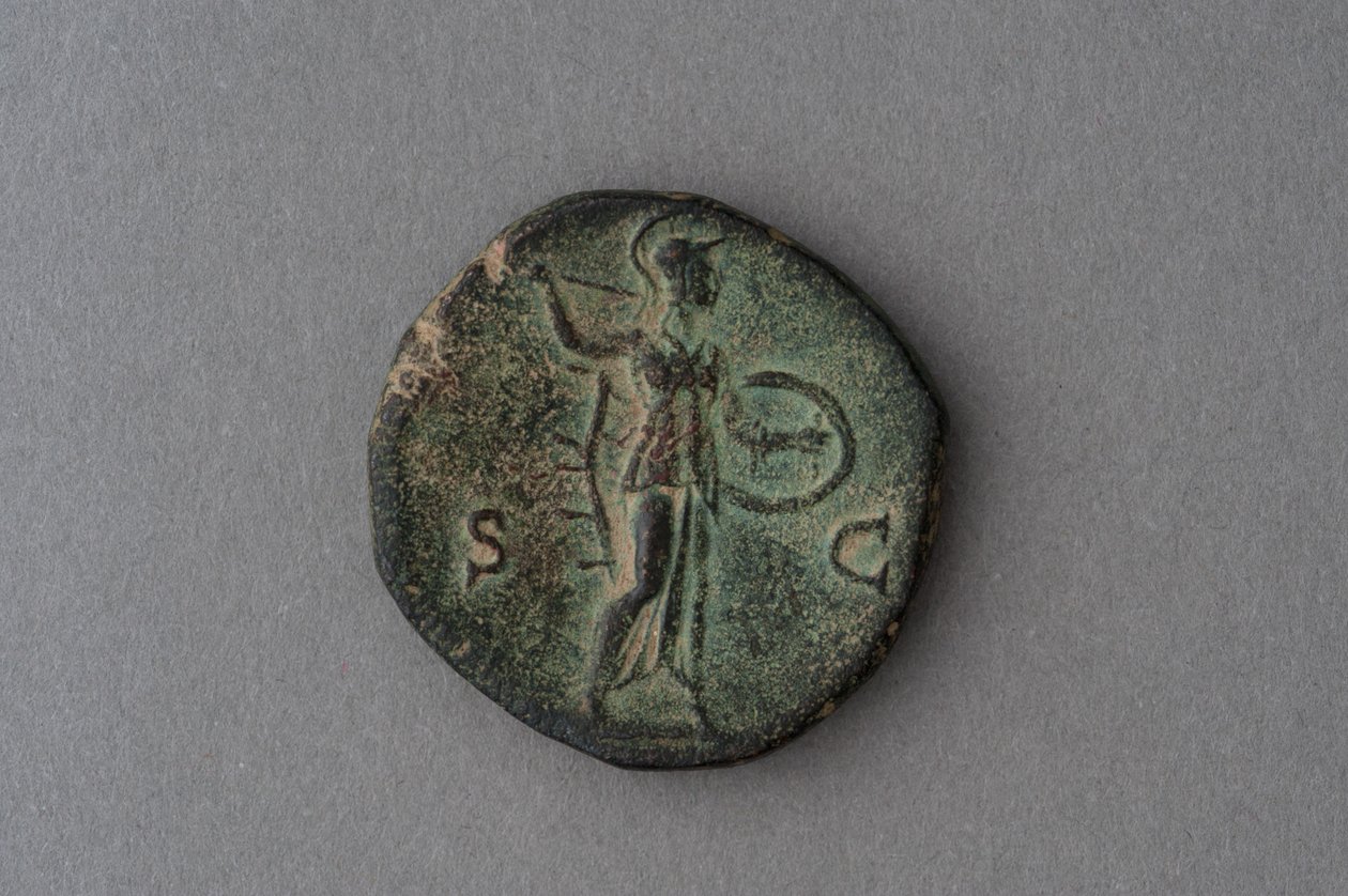 As-Münze von Marcus Aurelius von Roman