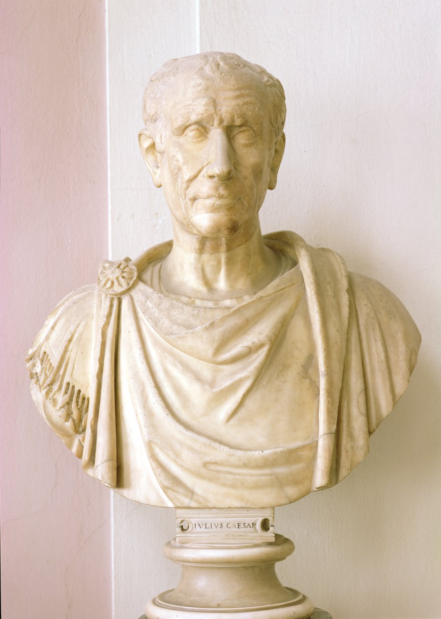 Büste von Julius Caesar (100-44 v. Chr.) von Roman