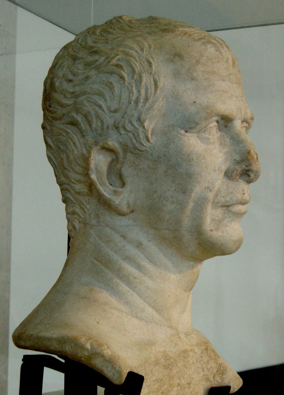 Büste von Julius Caesar (Marmor) von Roman