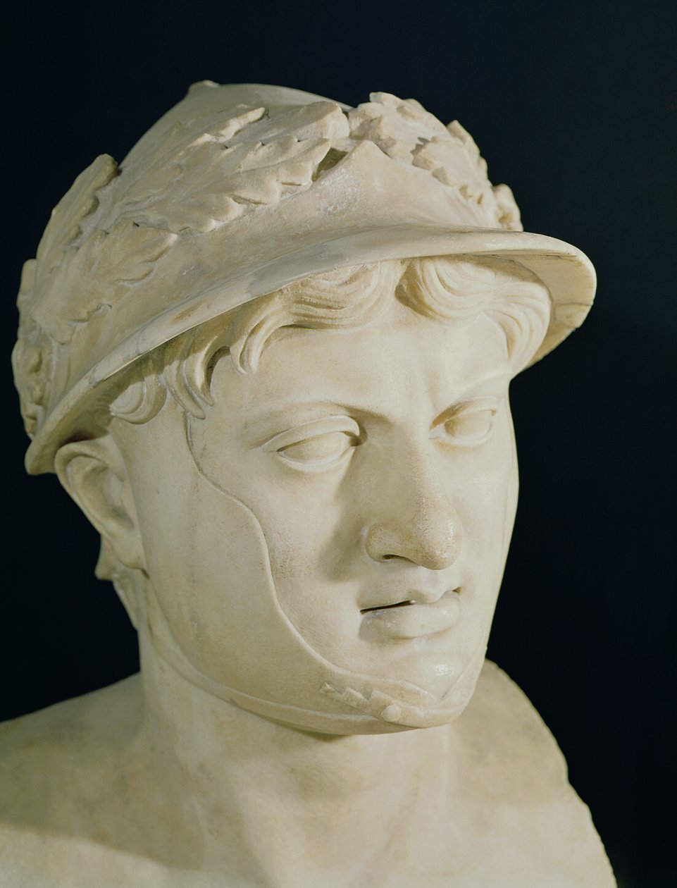 Büste des Pyrrhus (312-272 v. Chr.) (Detail) von Roman
