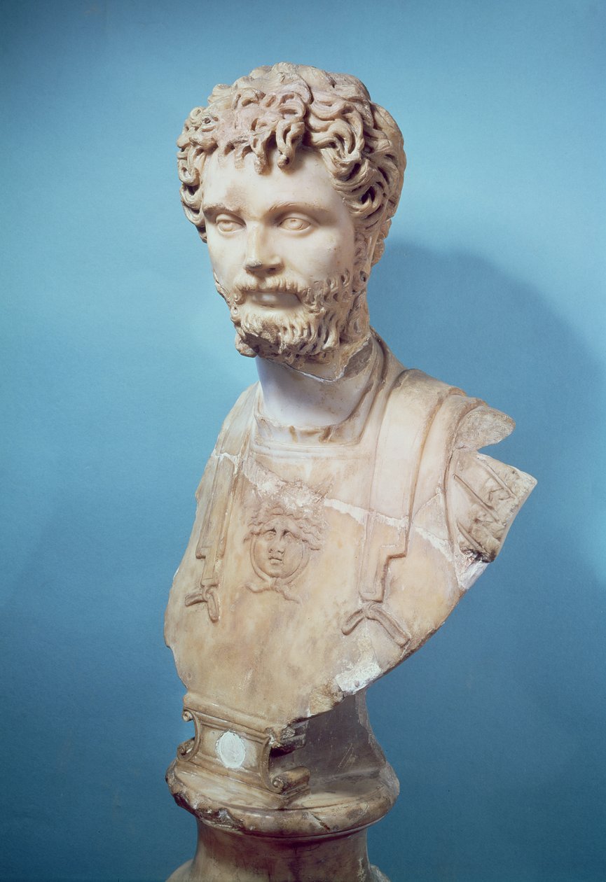 Büste von Septimus Severus (145-211) von Roman