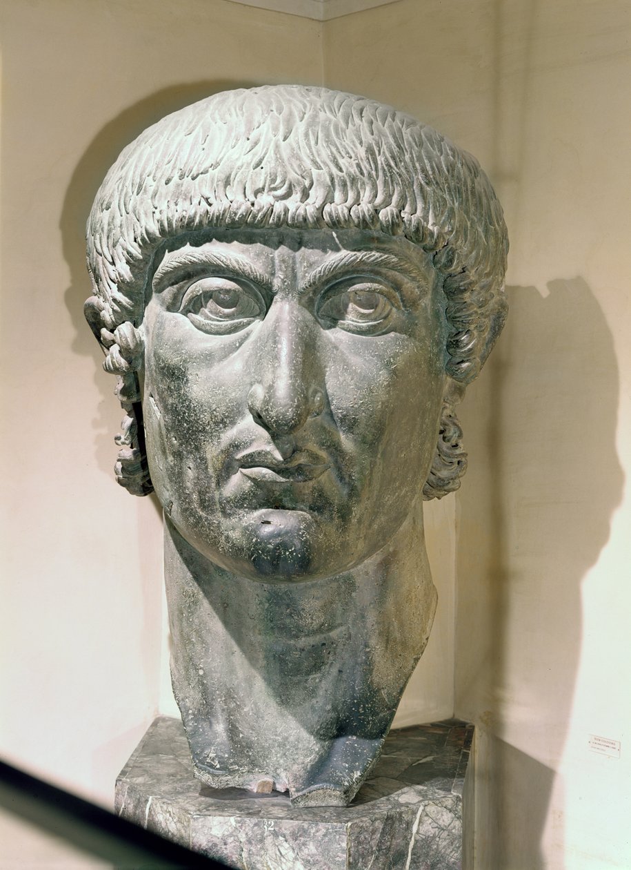 Kolossalkopf von Kaiser Konstantin I. 