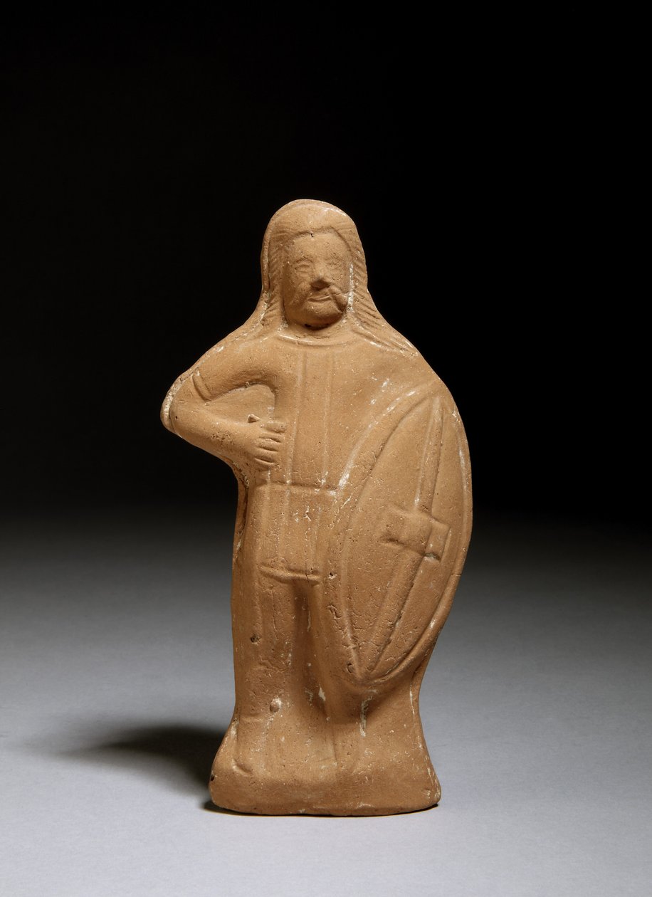Figur eines Barbaren (Terrakotta) von Roman
