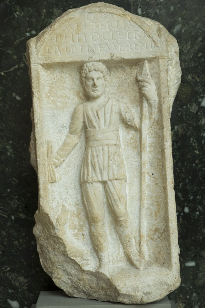 Grabstele, Römische Kaiserzeit (30 v. Chr. - 500 n. Chr.) (Marmor) von Roman