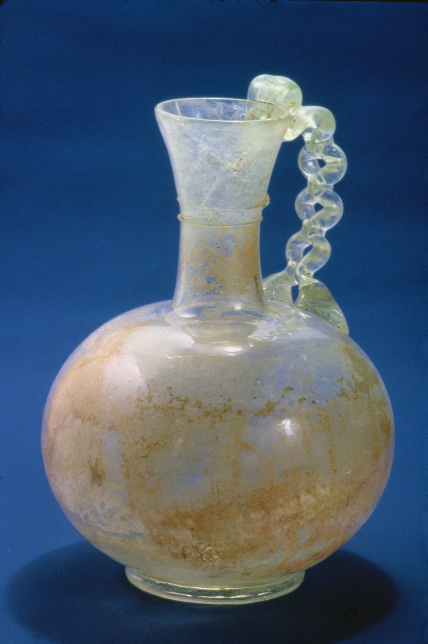 Glaskrug, römisch, 3. Jahrhundert (Glas) von Roman