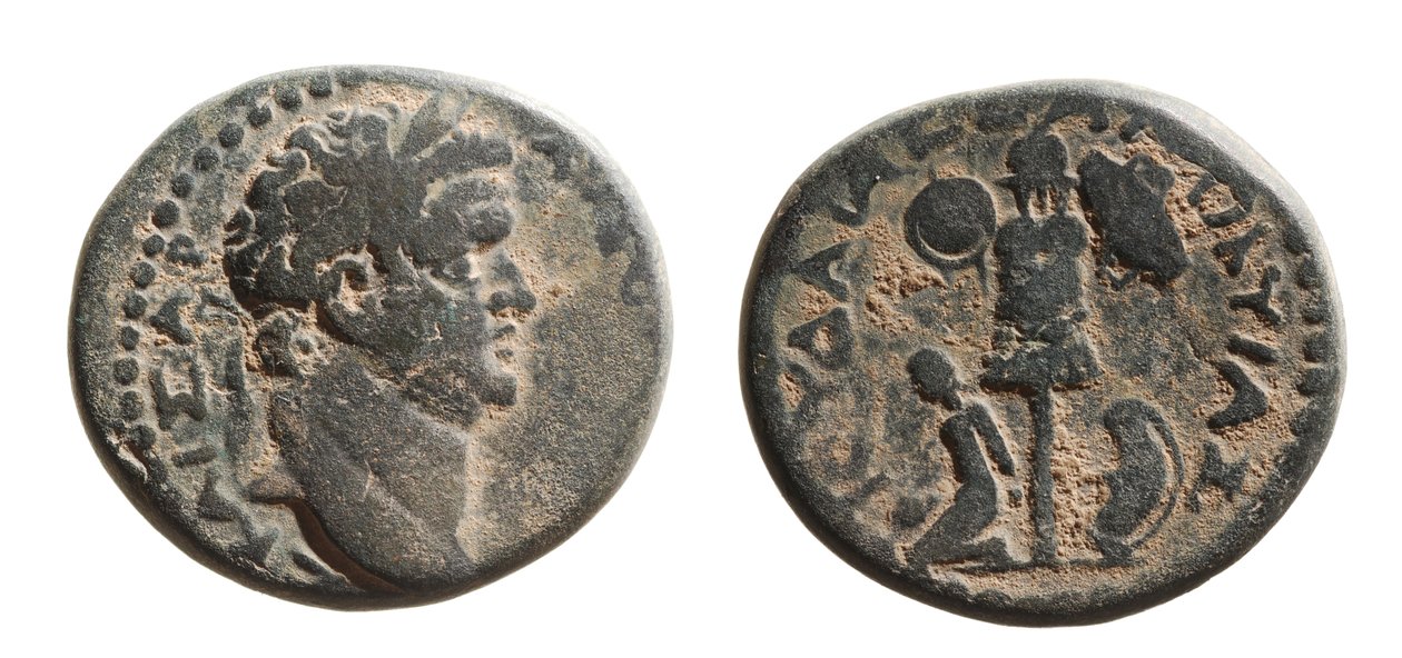 Judea Capta, Titus-Münze von Roman