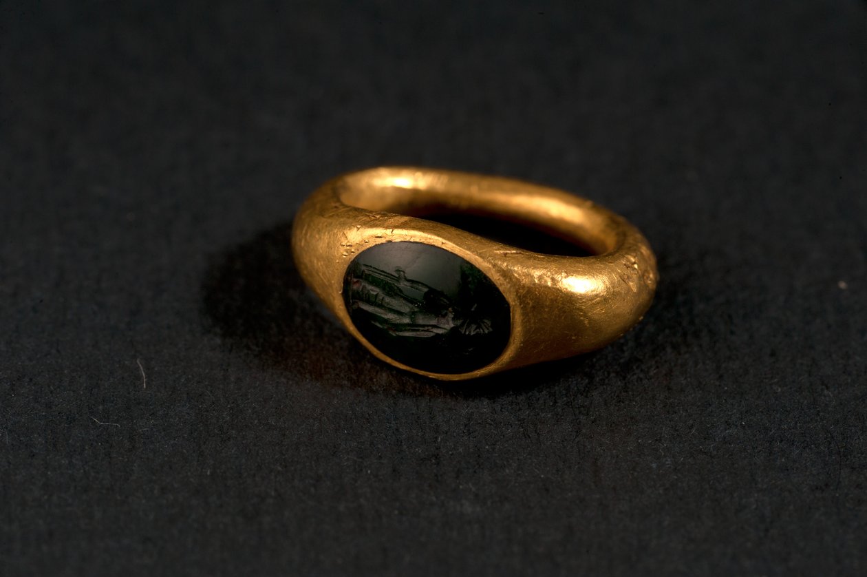 Ring (Gold und Chalcedon) von Roman