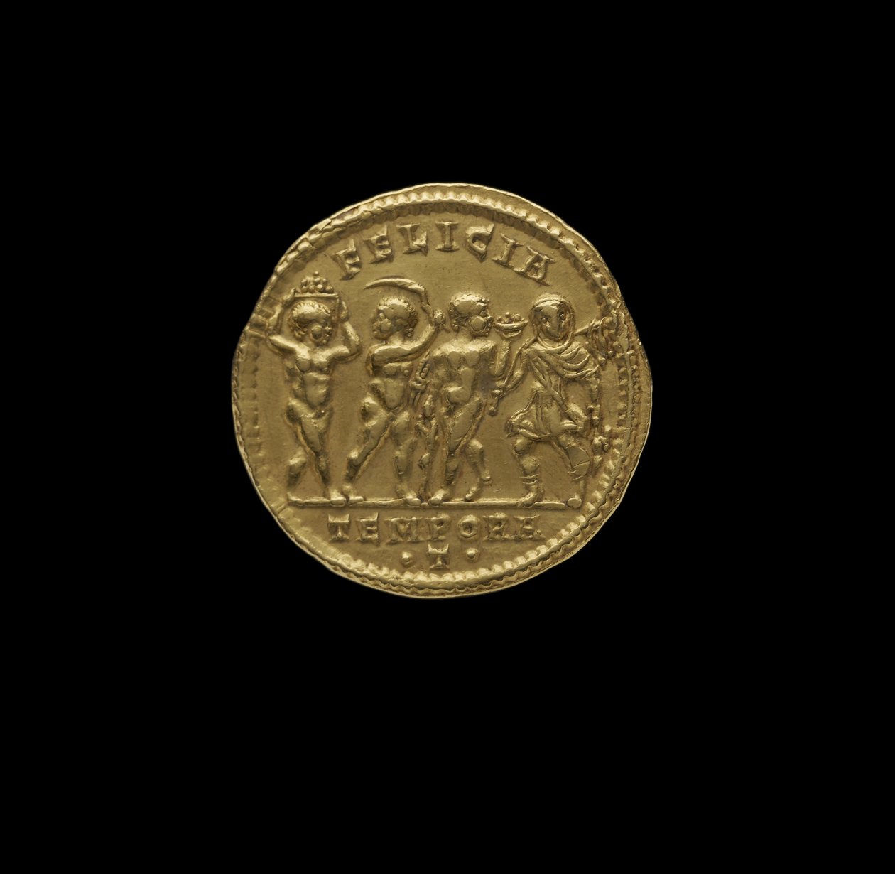 Römische Kaiserliche Münze aus Ticinum, 316 n. Chr. von Roman