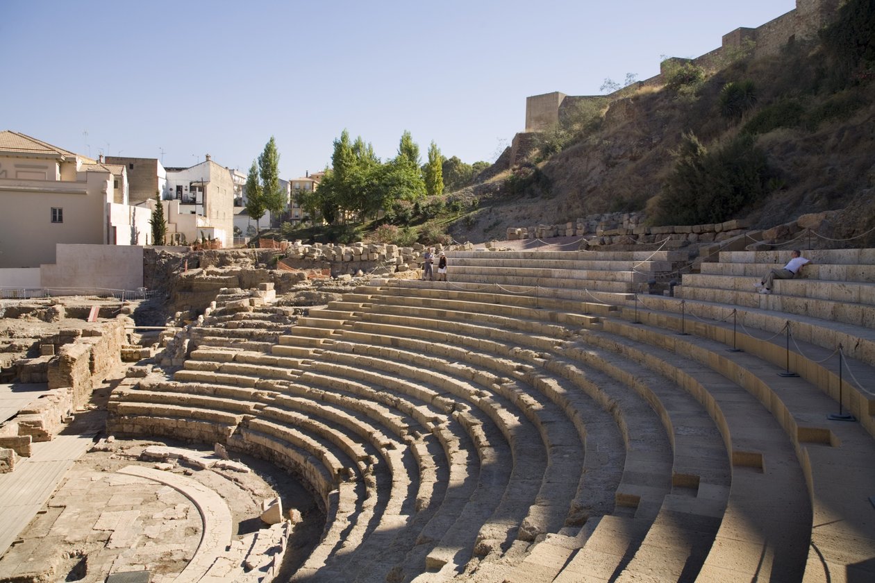 Ruinen des römischen Theaters von Roman