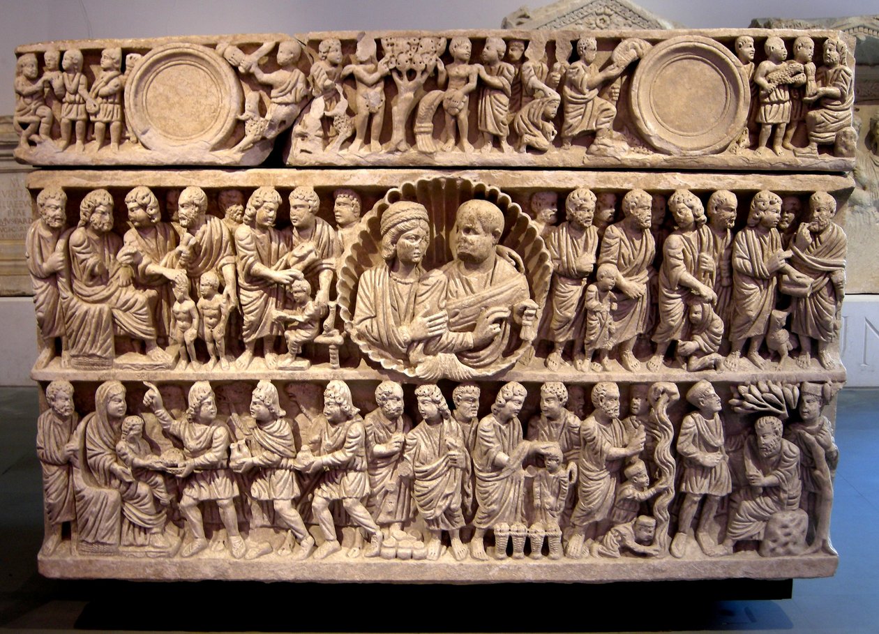 Sarkophag der Wunder Christi, ca. 375 von Roman