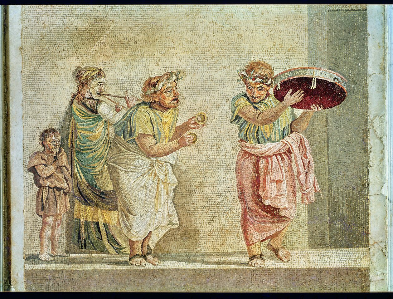 Die Straßenmusiker, ca. 100 v. Chr. von Roman