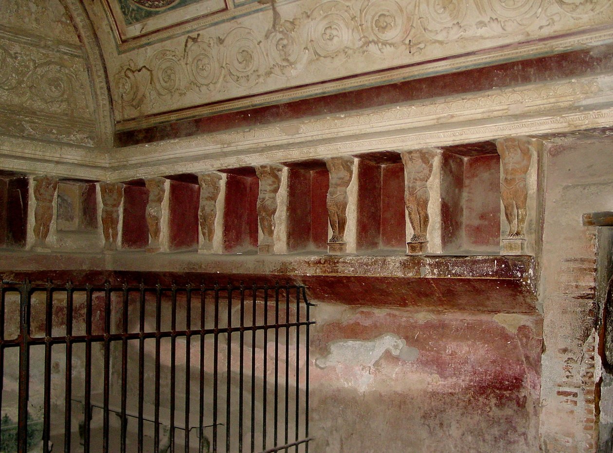 Das Tepidarium der Forumsthermen von Roman