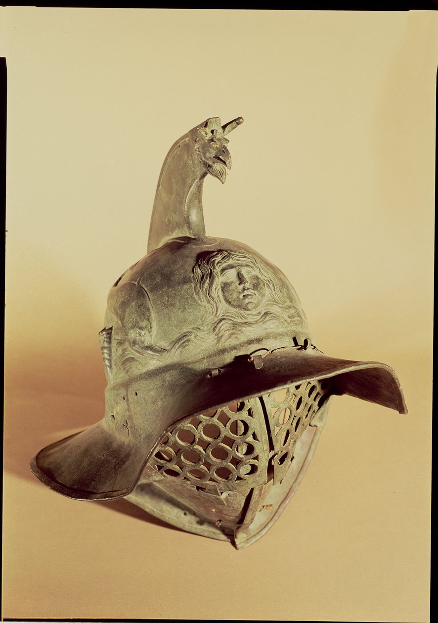Thrakischer Gladiatorenhelm (Bronze) von Roman