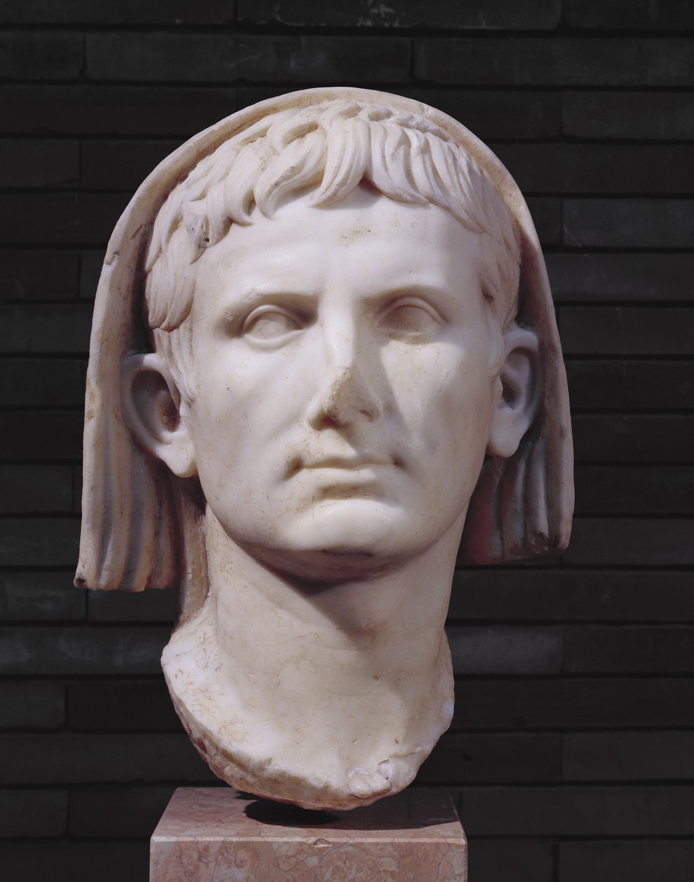 Verschleierter Kopf des Kaisers Augustus von Roman