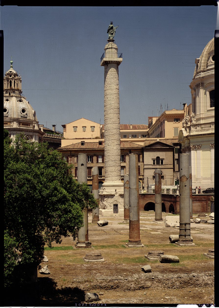 Ansicht der Trajanssäule, 113 n. Chr. von Roman