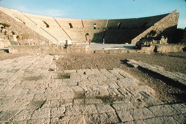 Ansicht des Theaters von Roman