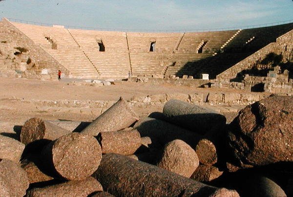 Ansicht des Theaters von Roman