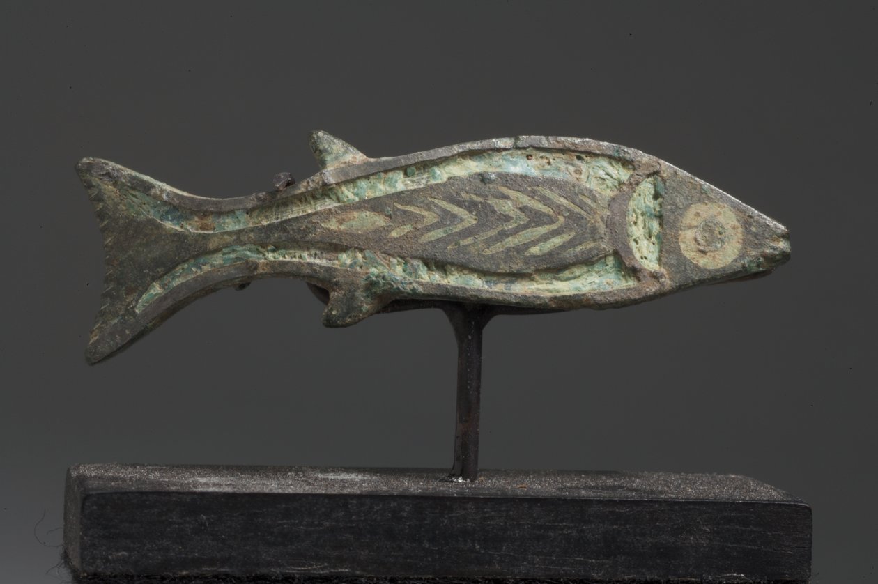 Römisch-britische Fischfibula (Bronze) von Roman Imperial Period