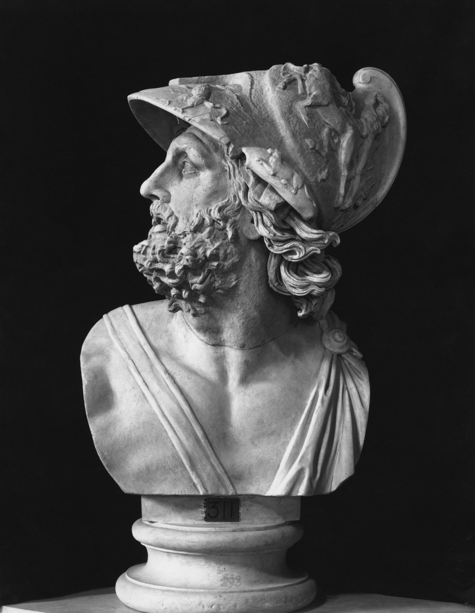 Büste des Menelaos von Roman Roman