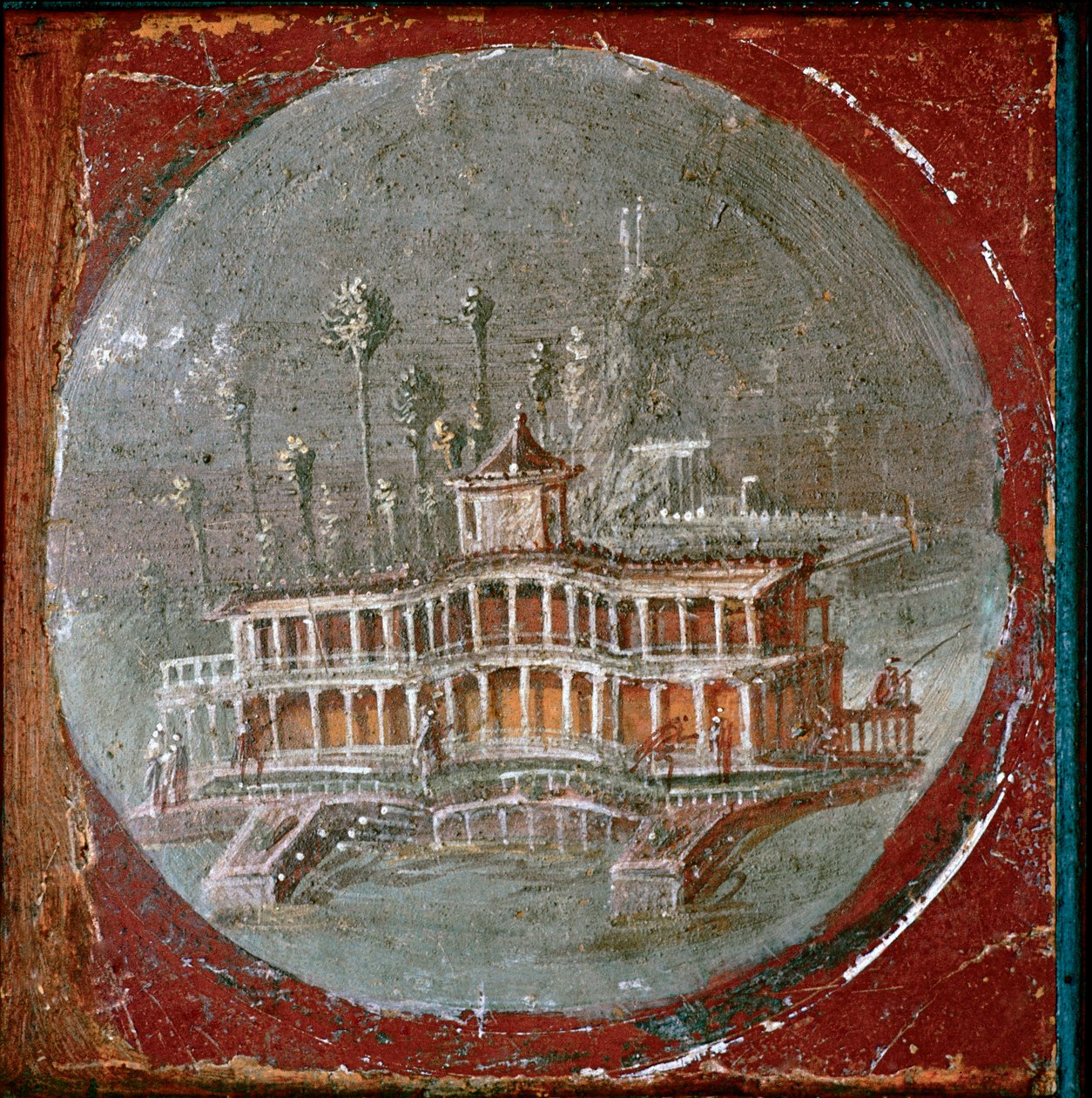 Eine Villa in Stabiae (Fresko) von Roman