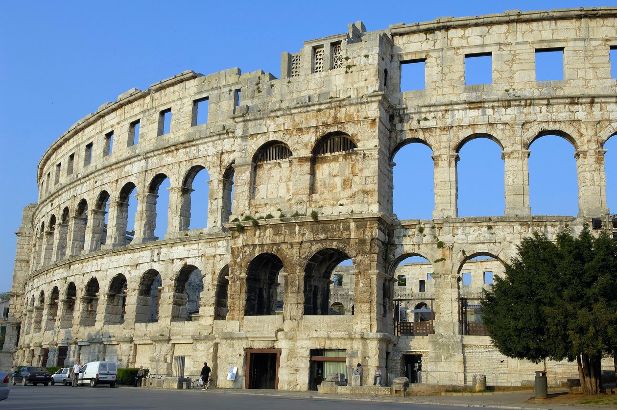 Amphitheater von Pula, Kroatien von Roman
