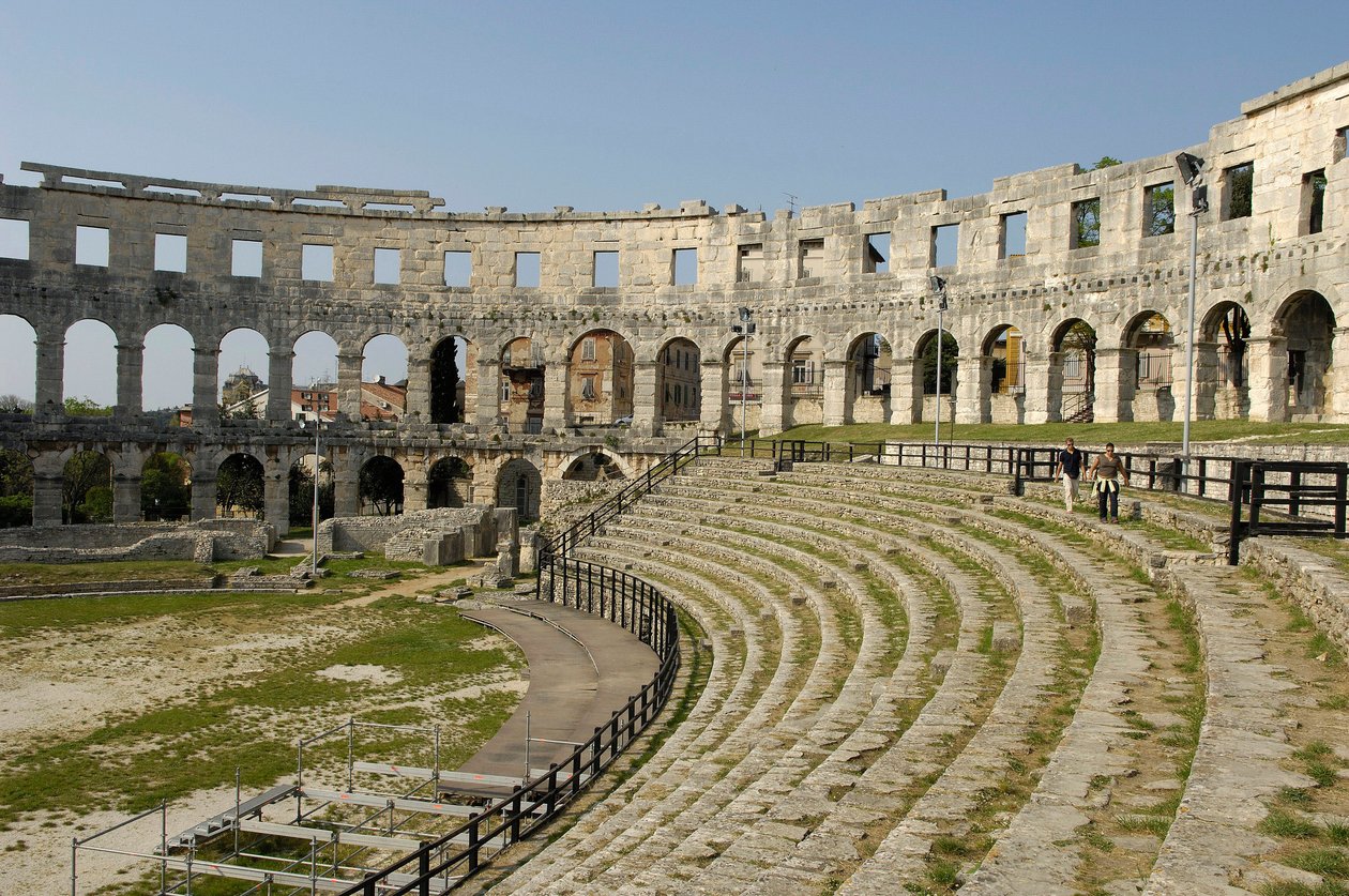 Amphitheater von Pula, Kroatien von Roman