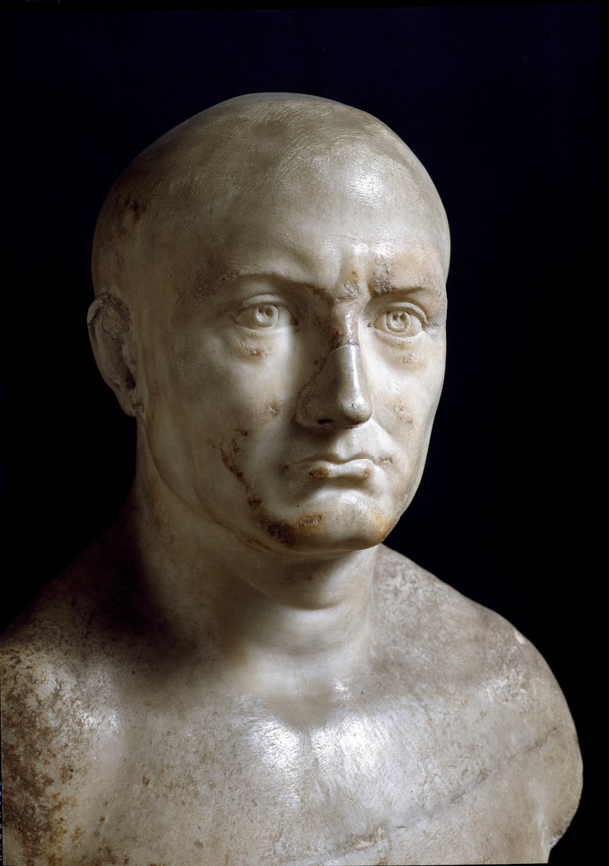 Büste von Scipio dem Afrikaner (Marmorskulptur) von Roman