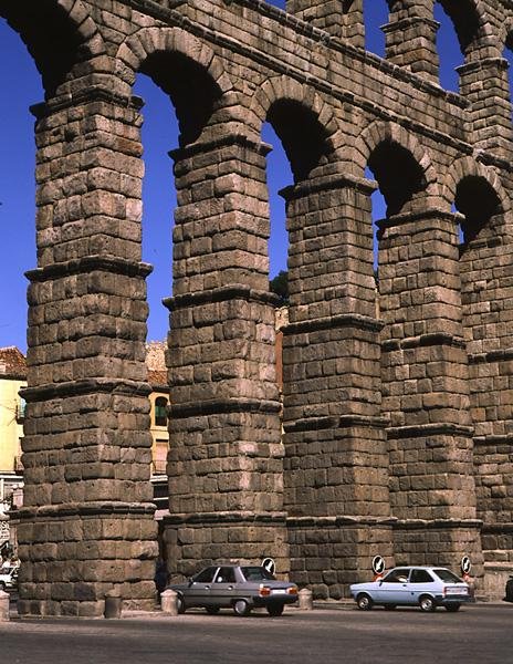 Detail des römischen Aquädukts (Foto) von Roman