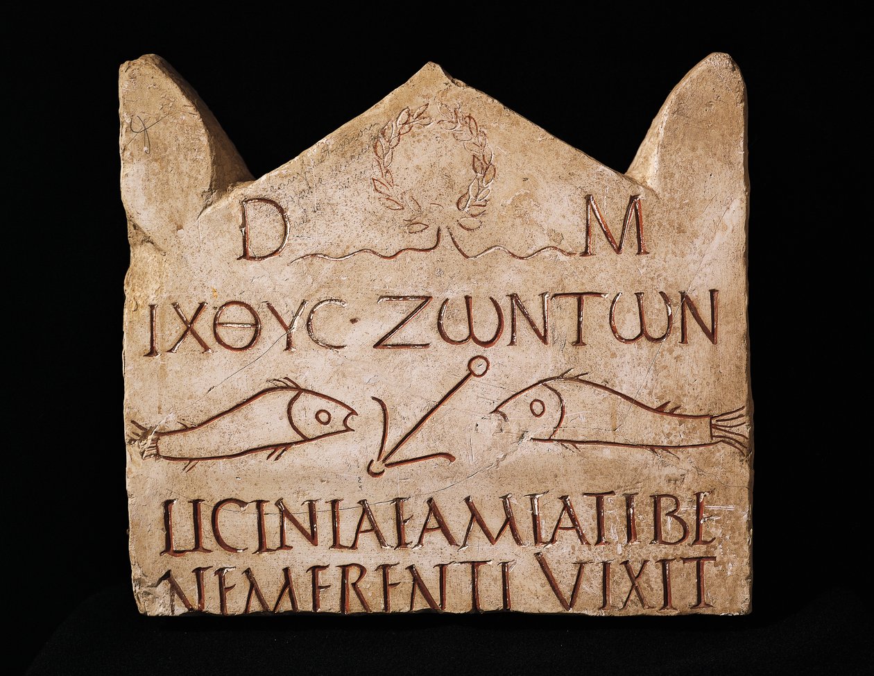 Grabstele der Licinia Amias von Roman