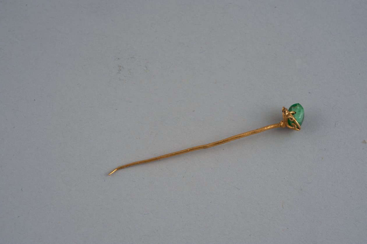 Haarnadel (Gold und Smaragd) von Roman