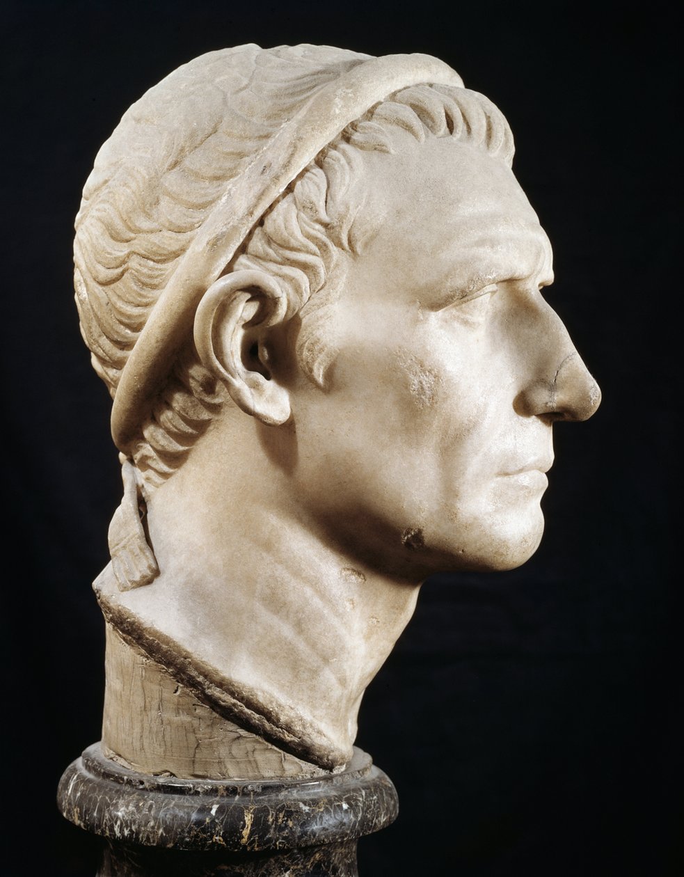 Kopf von Antiochus III. dem Großen (Marmorskulptur) von Roman