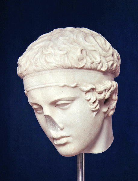 Kopf des Diadumenos von Roman