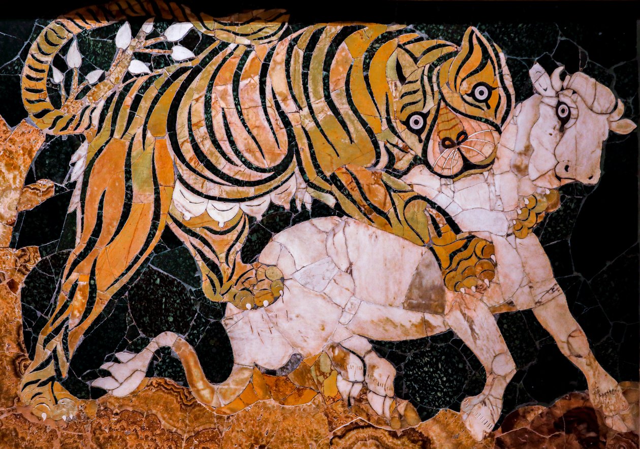 Mosaik. c.325-350 von Roman