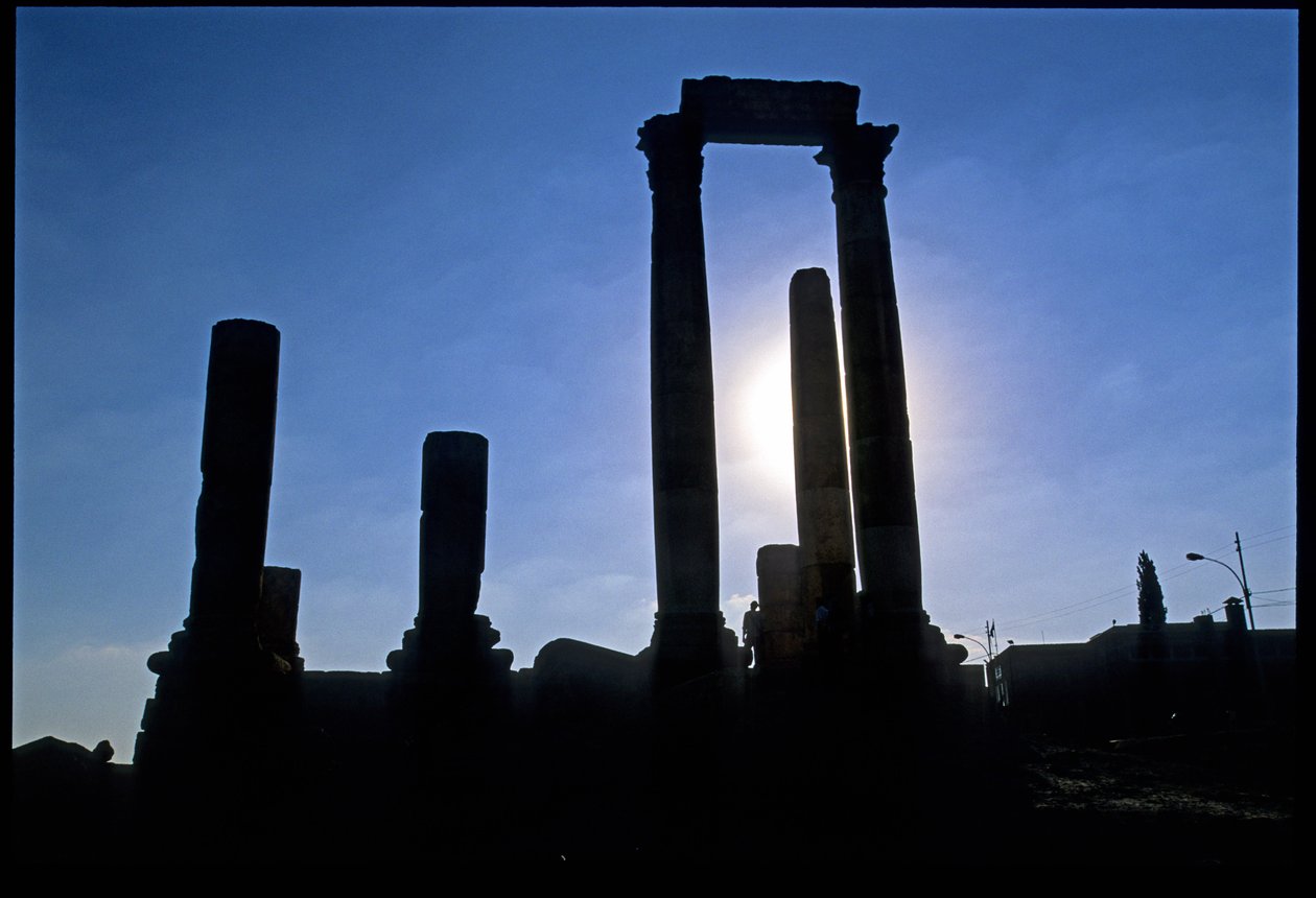 Römische Ruinen, Amman, Jordanien, Naher Osten von Roman