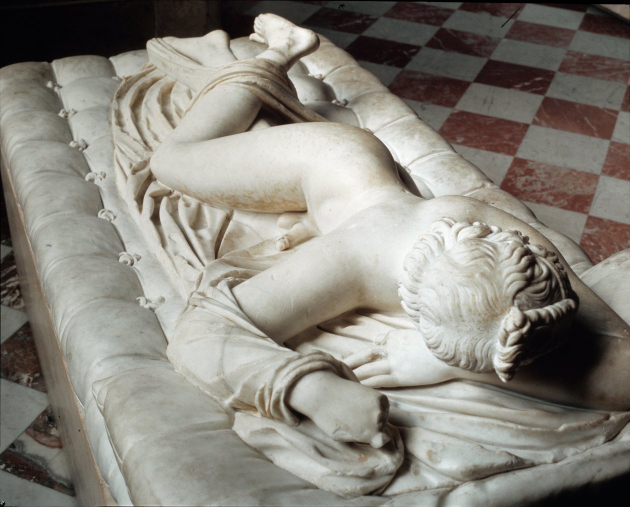 Schlafender Hermaphrodit (Marmorskulptur, 2. Jahrhundert v. Chr.) von Roman