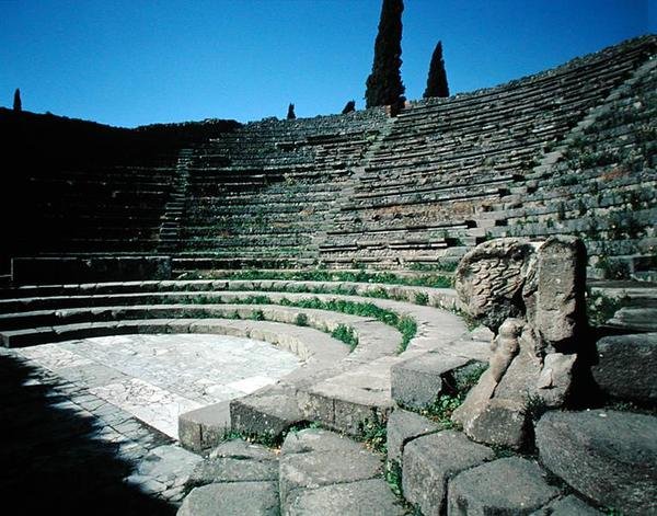 Ansicht des Teatro Piccolo von Roman