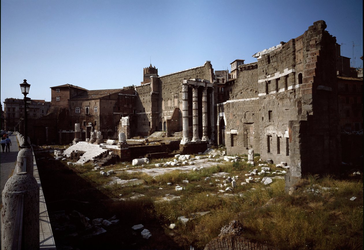 Ansicht des Forums des Augustus (Fotografie) von Roman