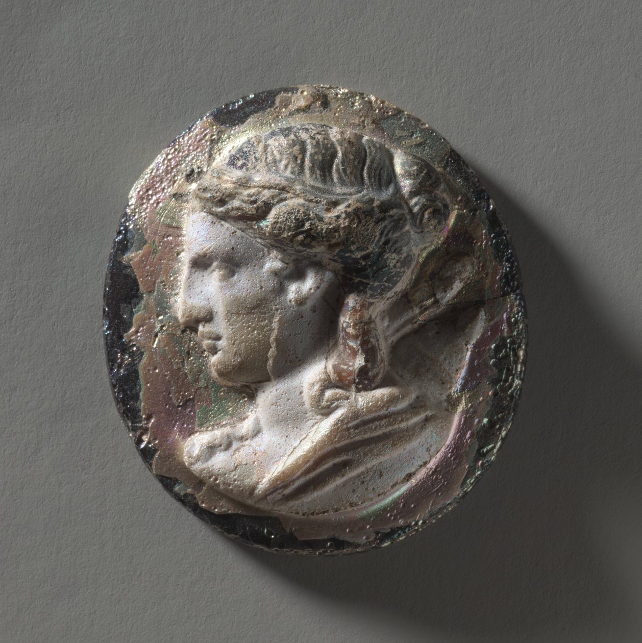 Kamee: Kopf der Artemis, 100-200 von Roman Imperial Period