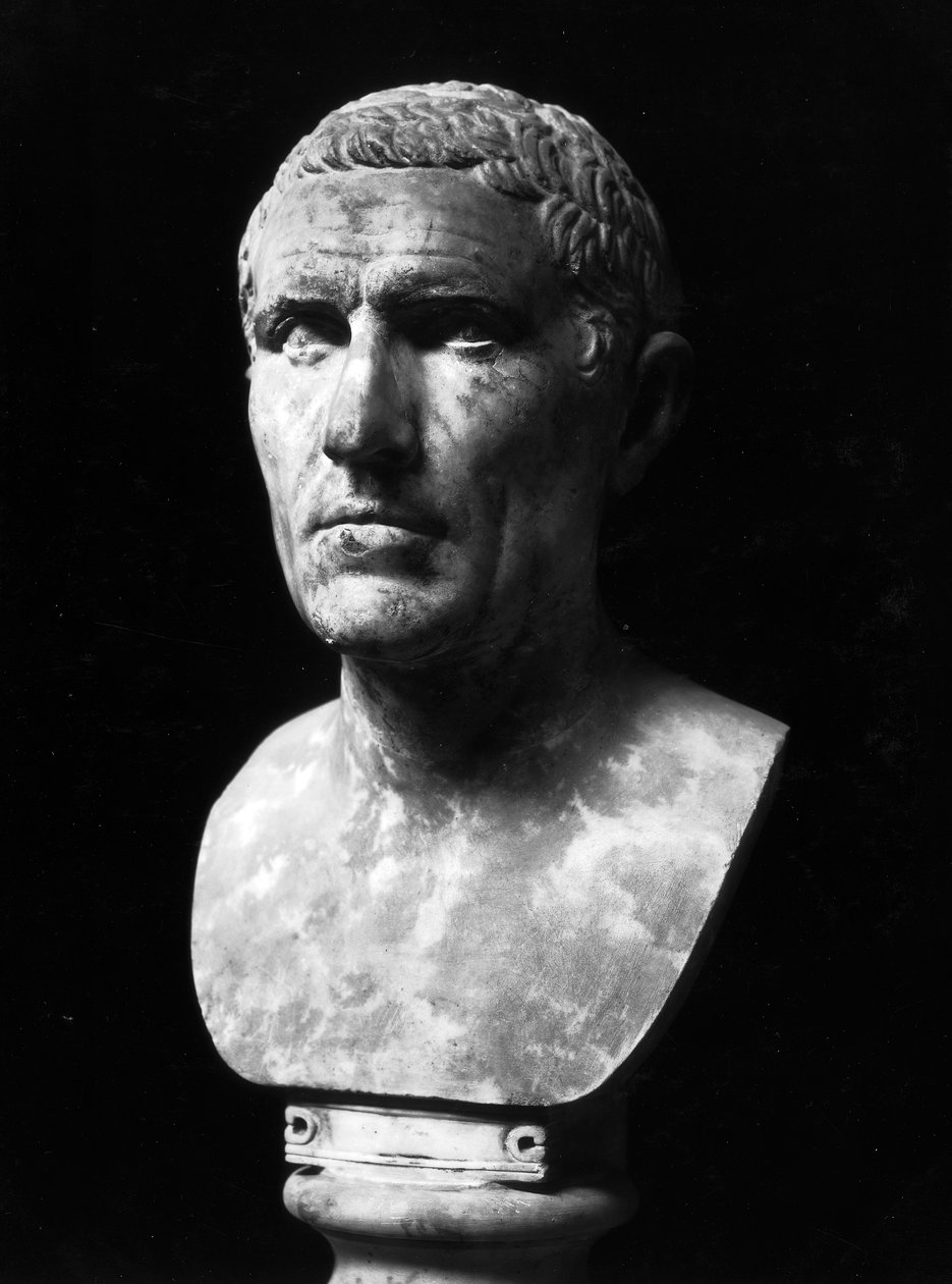 Büste des Marcus Claudius Marcellus (ca. 268-208 v. Chr.) von Roman Roman