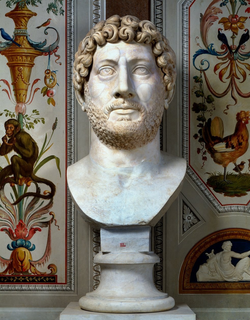 Marmorbüste des Kaisers Hadrian von Roman Roman
