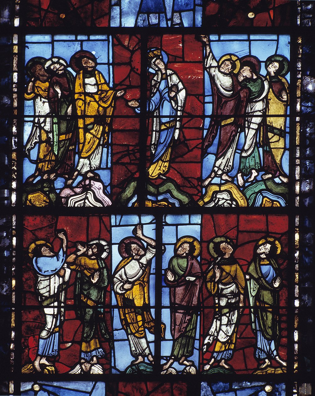Himmelfahrt (Buntglas) von Romanesque