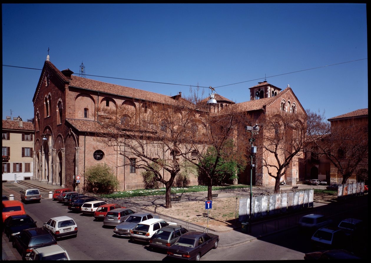 Ansicht der Basilika von Romanesque