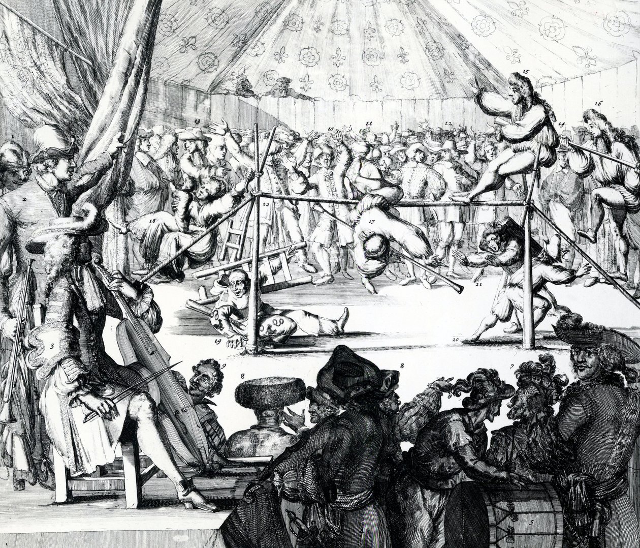 Paye qui tombe, 1697 von Romeyn de Hooghe