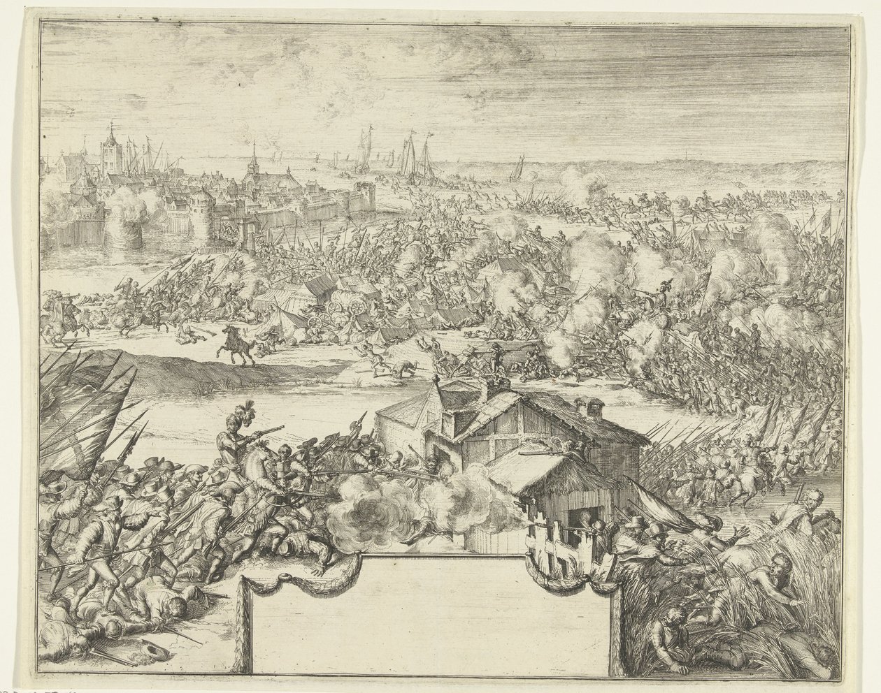 Schlacht bei Steenbergen, 1583 von Romeyn de Hooghe
